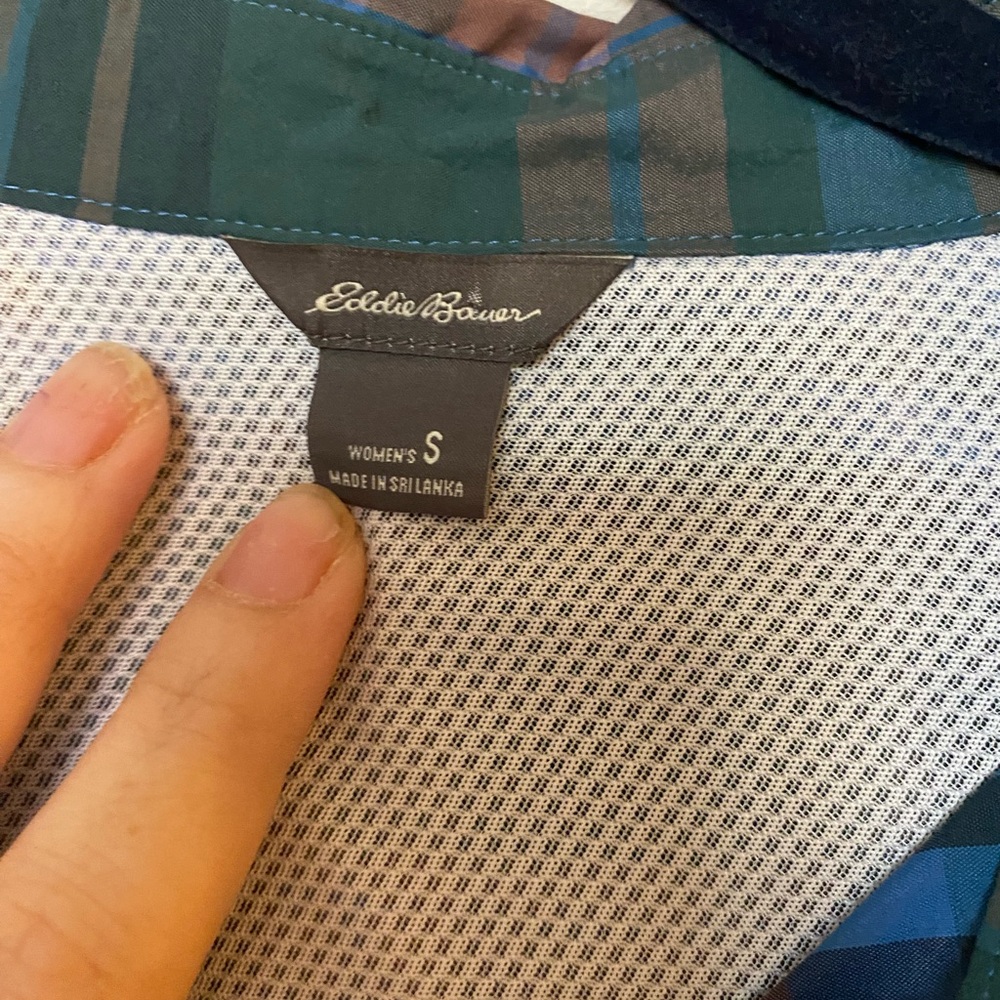 Eddie Bauer Adventure Shirt, Plaid, Sun Protection, Women’s Small - Picture 4 of 10